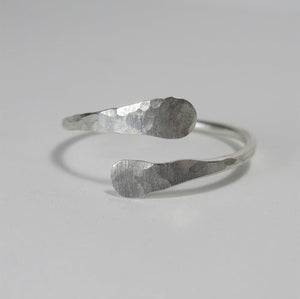 Sterling silver hammered ring by Danare Designs