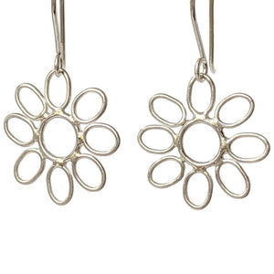 Sterling Silver Daisy earrings from Danare Designs