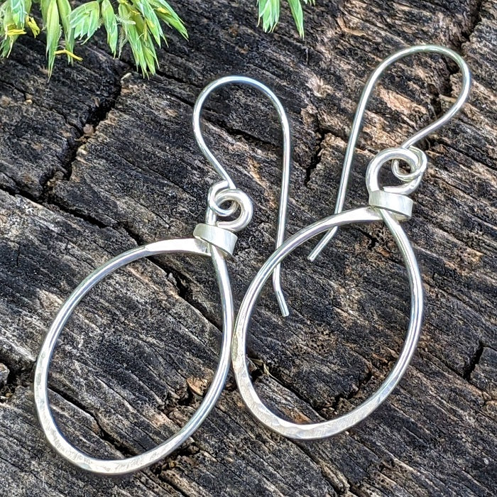 Sterling Silver Hoop Earrings from Danare Designs
